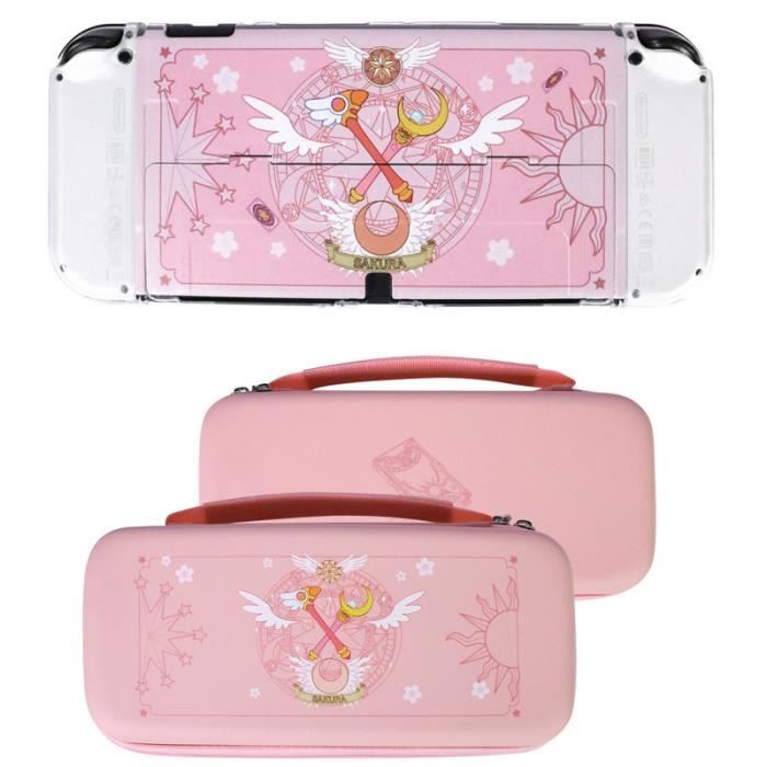 Groupe 1 - Anime Card Captor Sakura Pink Protection Funda Switch OLED ...