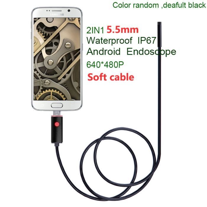 USB étanche Endoscope Borescope 8mm Caméra D'inspection Miniature HD