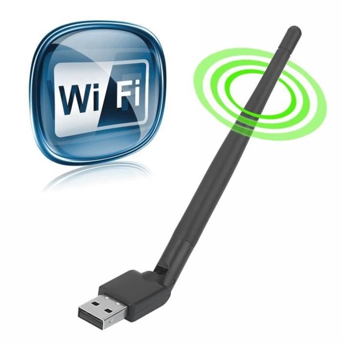 2.4 - Carte réseau sans fil Rt5370 USB 2.0, 150Mbps, avec antenne ...