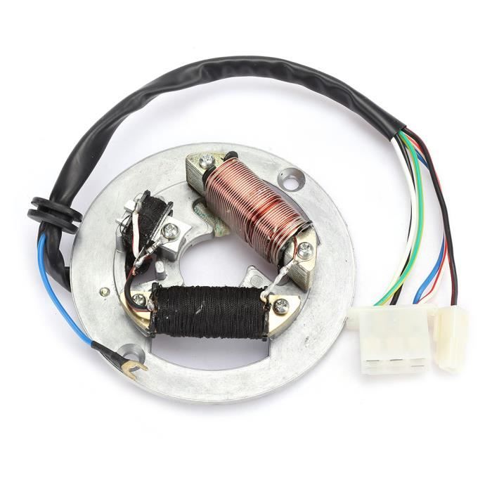 WOOSTAR Stator Magnéto 6 Bobines 5 Fils + Rotor Volant Pour YX 140cc 150cc 160cc Dirt Bike