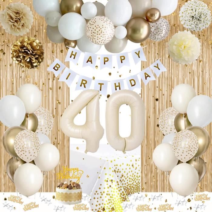 Serviette anniversaire 40ans (x20) REF/AA1005PP/SV40 - Cdiscount Maison
