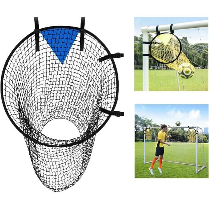 Lot De 2 Jaune Cible Football Filets Cible But Football Avec Sangles