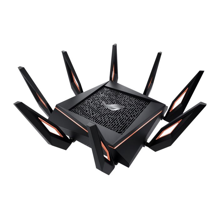 Routeur sans fil ASUS ROG Rapture GT-AX11000 – Wi-Fi 6 – 125 Go/s – 8 antennes – Ethernet – VPN