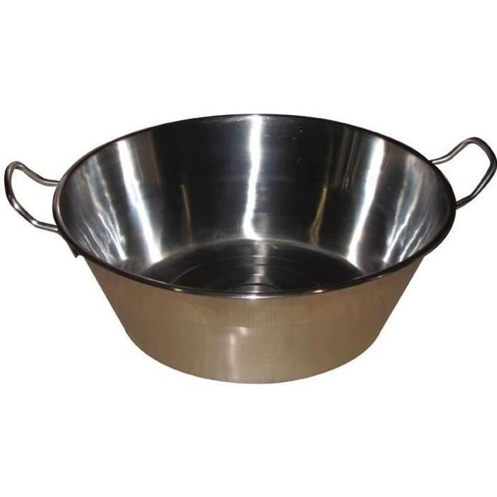 Bassine en inox - D: 38 cm
