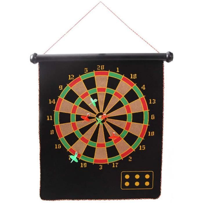 Jeu De Fléchettes Magnétique Double Face – Sûr, Pliable, Pour Toute La Famille !