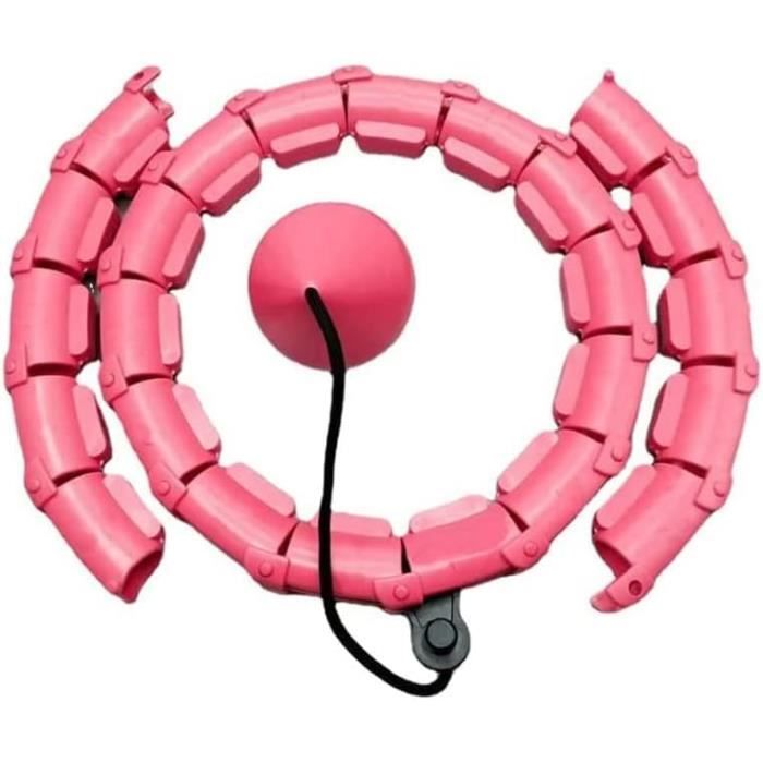Lot De 2 Cerceaux Hula Hoop Pour Enfants Dès 4 Ans – Diamètre 58 Cm, Poids Léger 100 G – Avec Corde à Sauter – Design Princesse Rose – Cadeau Sportif