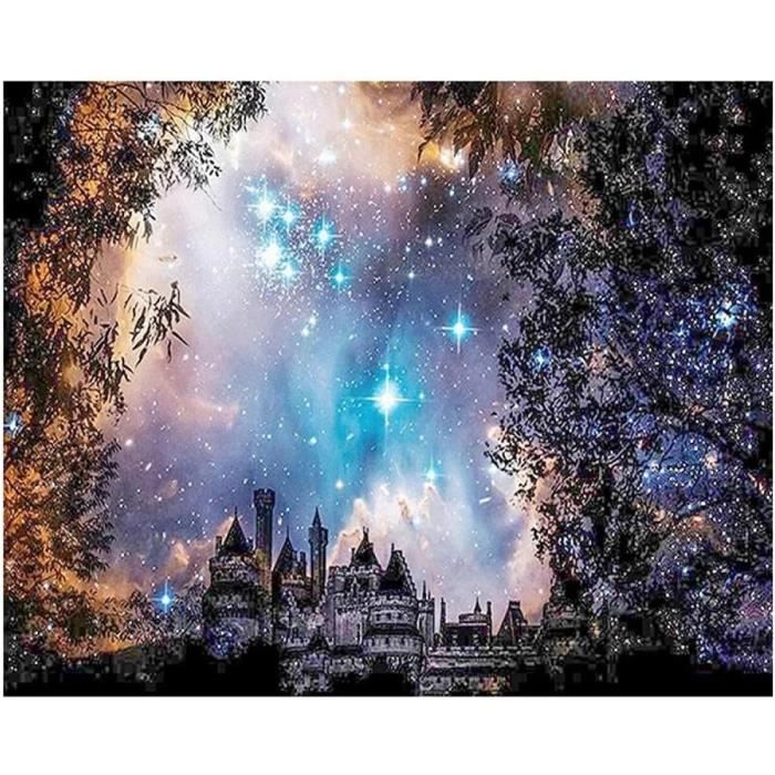 Kit Peinture Diamant 5D "Rue" - 30x40 Cm - Loisir Créatif Adulte Débutant - Déco Murale