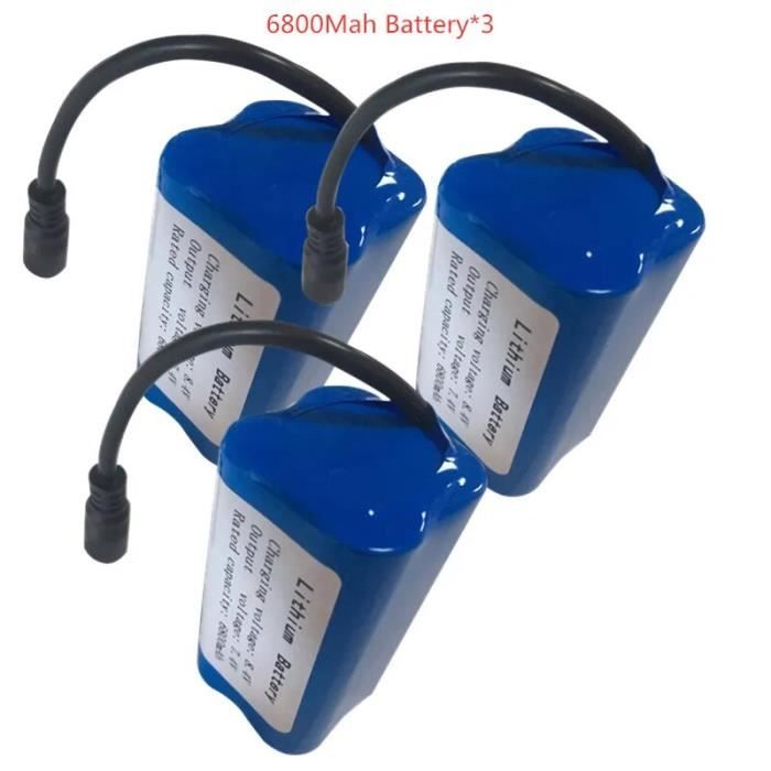 3 6800mAh Batterie 3 - Batterie pour bateau d'appât de pêche télécommandé RC, pièces de batterie, 7.4V,V020,