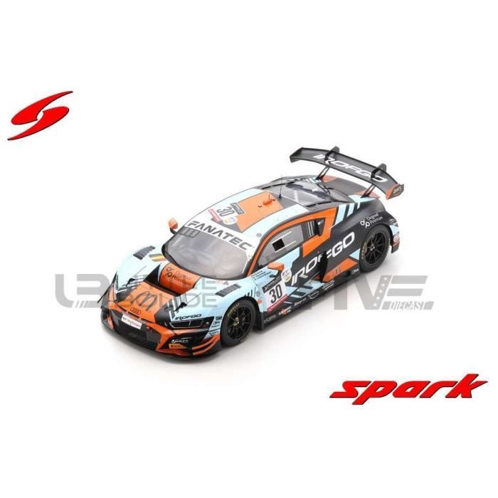 Voiture Miniature de Collection SPARK AUDI R8 LMS GT3 Blanc Blue Orange Black 18SB052 Cdiscount Jeux Jouets