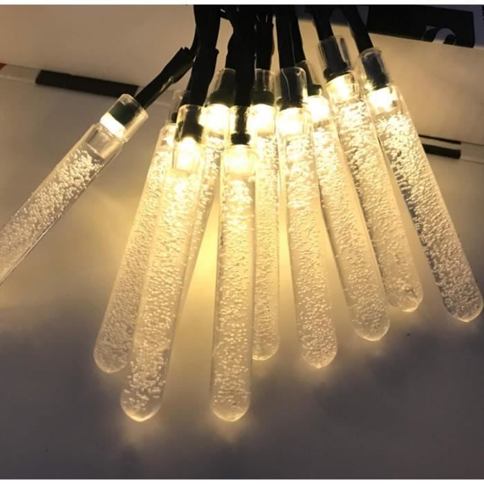 JnDee Bleu Motif Boule Guirlande Lumineuse LED à Piles Avec 2