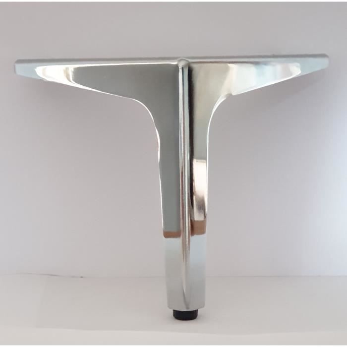 Pied Luxe en triangle pour Meuble, Canapé, Cuisine , Lit Métal 150 X 150 mm