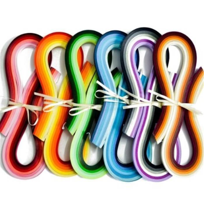 Quilling Paper 10 mm 100 Bandes-Assortiment marron et crème