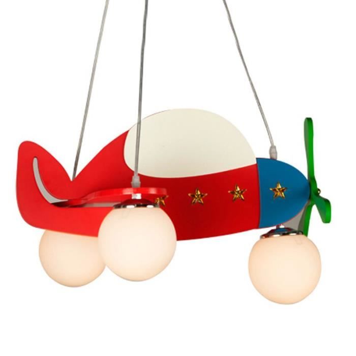 Avion Creatif Lampe Suspension Chambre De Bebe Est Lumieres