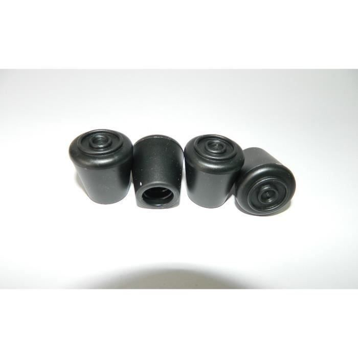 10 embouts pieds Embout chaise table caoutchouc noir ronds pour tube métal patins 10mm 10 embouts pieds Embout chaise table caoutchouc noir ronds pour tube métal patins 10mm