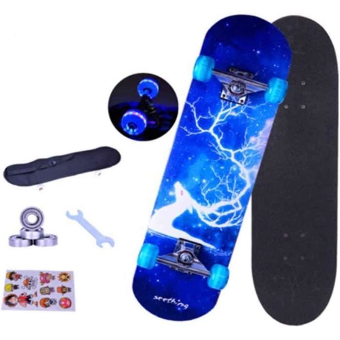 Planche Longboard Mach1 En Bambou Et Érable - Deck Camber Symétrique Pour Cruising Et Slides