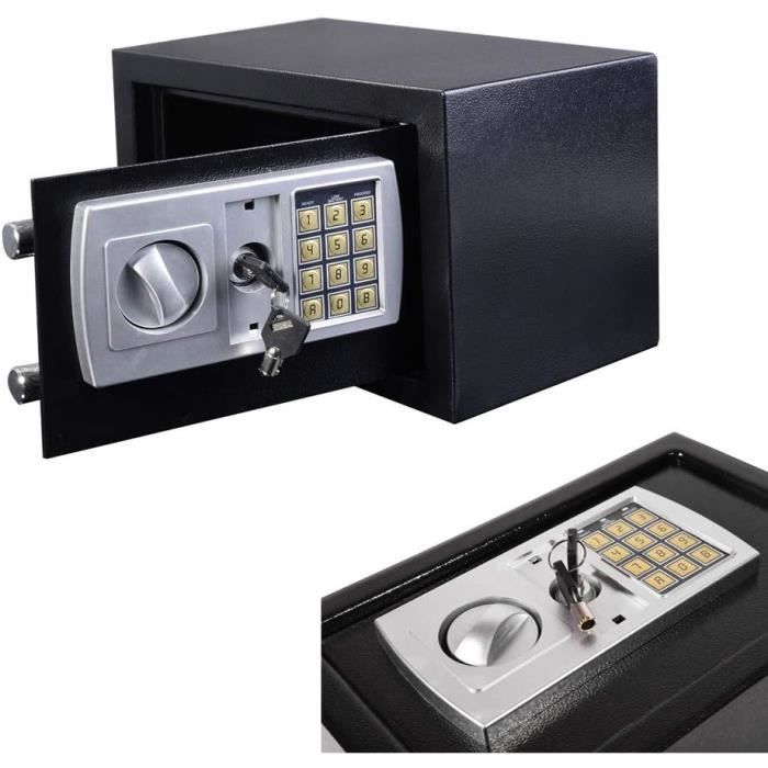 Coffre fort electronique type HOTEL 30x40x33CM serrure avec écran LED
