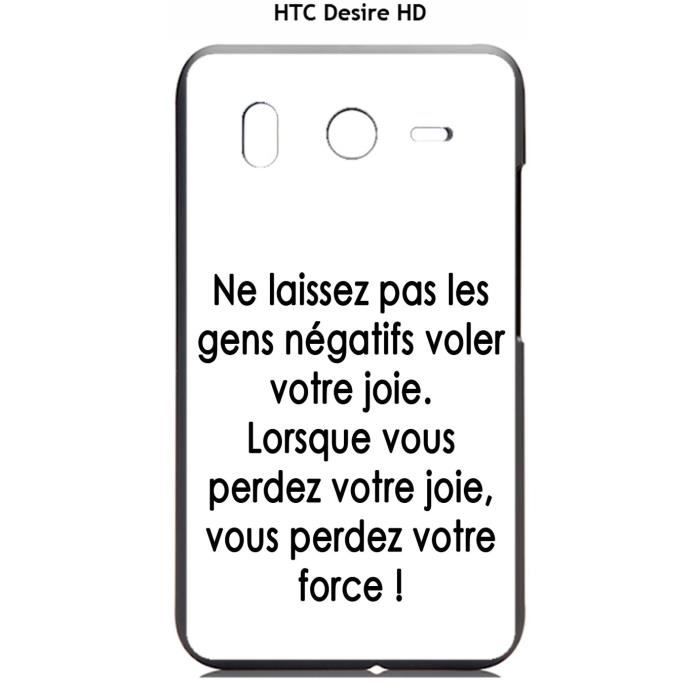 Coque Htc Desire Hd Design Citation Les Gens Negatifs Texte Noir Fond Blanc Achat Coque Bumper Pas Cher Avis Et Meilleur Prix Cdiscount