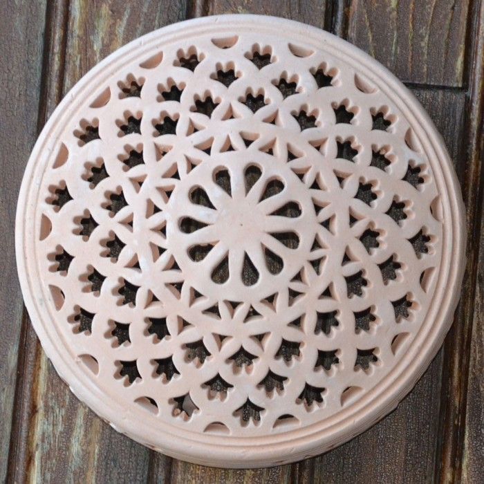 applique murale ronde en terre cuite cdiscount maison