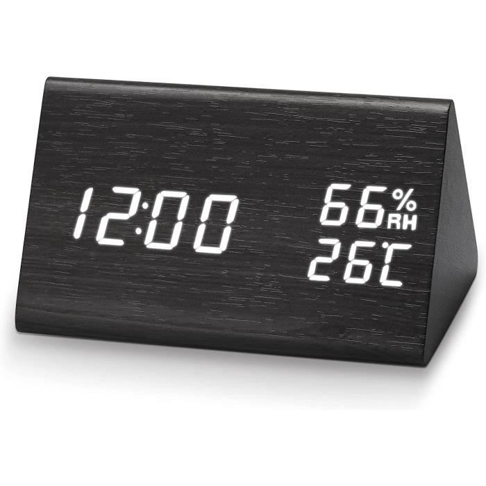 Station Météo Numérique Sans Fil, Horloge De Table Avec Température Et Station Météo Numérique Sans Fil, Horloge De Table Avec Température Et