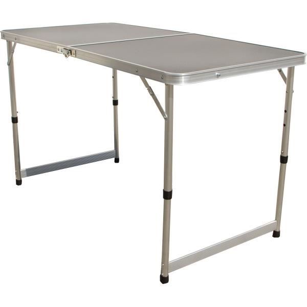 Table Pliante 120x60 Cm Multifonctionnelle Table De Camping