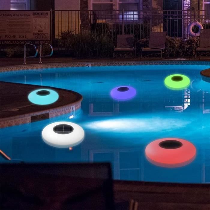 Bouée Piscine Géante Avec Auvent Et Lumières Solaires – Chaise Flottante Pour Adulte – DeeprBling