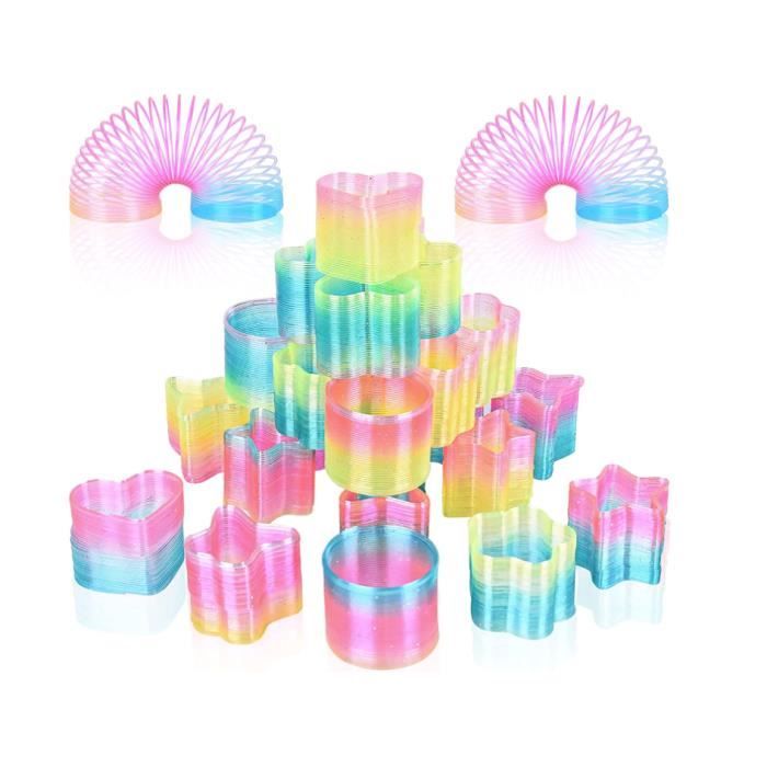 Ressort Jouet Non spécifié 24 Pièces Arc-en-Ciel Pour