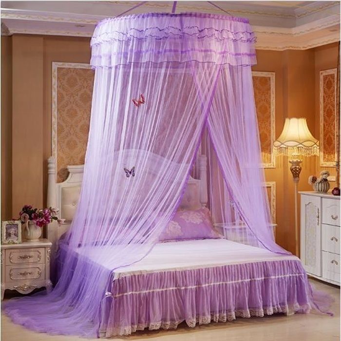 Ciel De Lit Moustiquaire Ciel De Lit Princesse Moustiquaire Dome Avec Decor Papillon Pour Chambre Bebe Ou Enfant Violet Violet Achat Vente Ciel De Lit Bebe Cdiscount