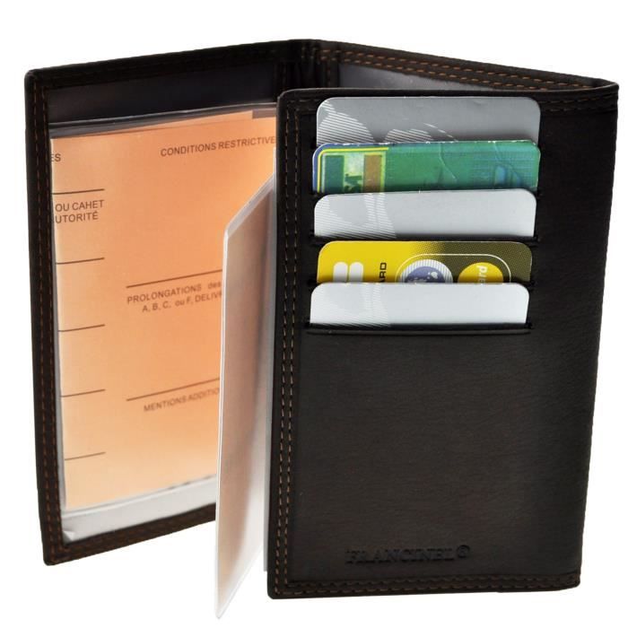 Étui Porte papiers voiture permis de conduire la carte grise carte