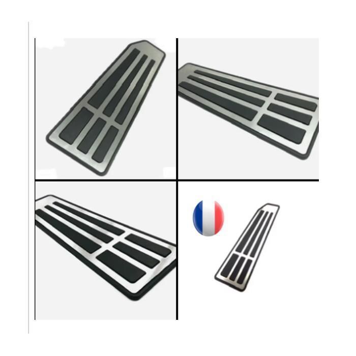 Repose-pied Alu Pour Pédalier – Compatible Peugeot 207/208, Citroën C3/C4, Finition Brossée Antidérapante