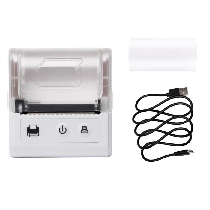 Imprimante Thermique Portable Bluetooth 80mm Flexman - Compatible Windows IOS Android Pour Tickets Et Caisses