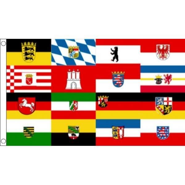 Drapeau 16 landers d'Allemagne 150x90cm lande... Cdiscount Maison