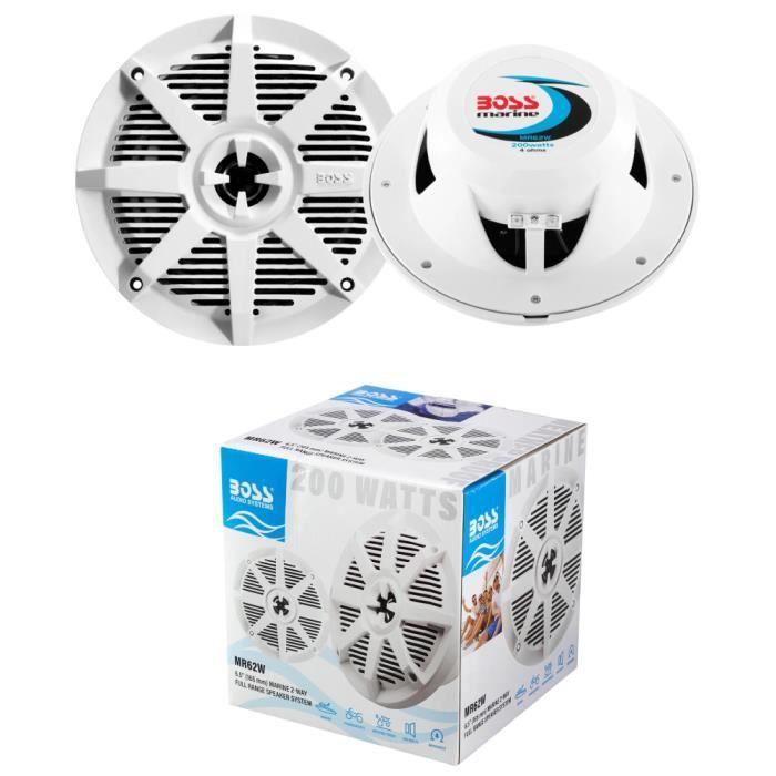 2 Altoparlanti Marini BOSS MR60W 6.5″ 100W RMS – Impermeabili Per Barche E Piscine