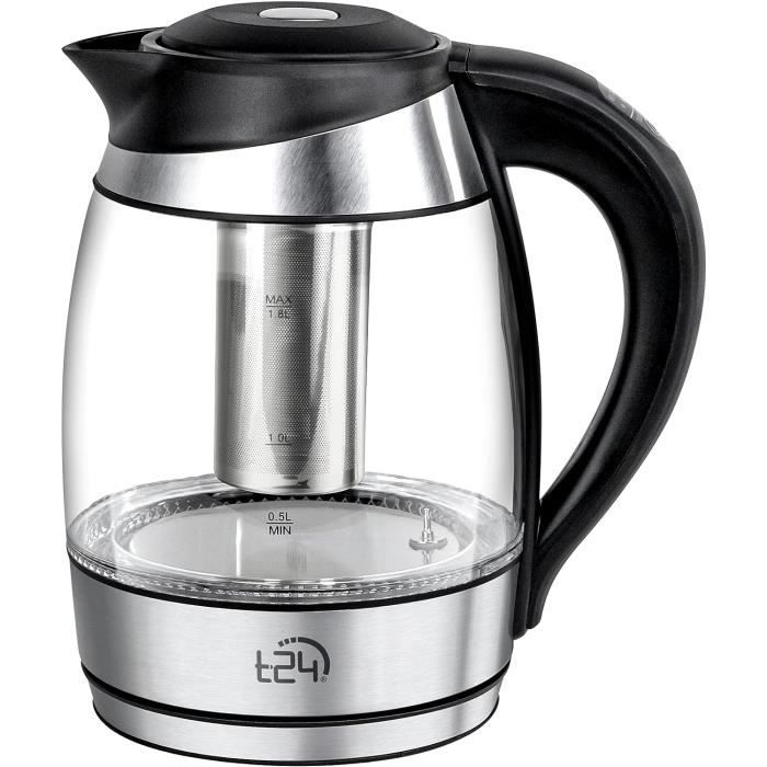 BOUTEILLE D'EAU PORTABLE en titane avec passoire à thé et moniteur de
