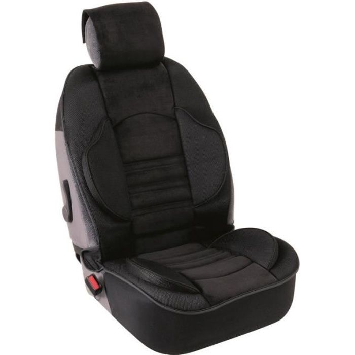 SODIFAC Couvre siège Grand Confort - Noir - Cdiscount Auto