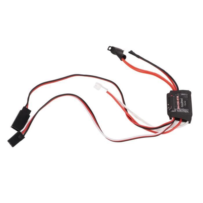 Dilwe Moteur brossé RC, Moteur 55T à Couple élevé avec Pignon 11T pour Voiture sur Chenilles SCX24 1/24 RC