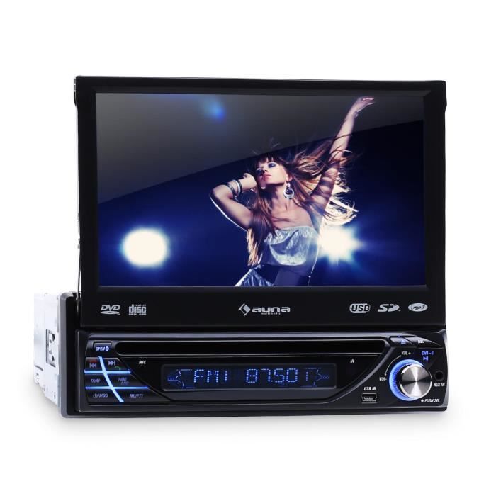 Auna MVD-260 Autoradio DVD USB SD AUX MP3 A-V - Cdiscount Auto