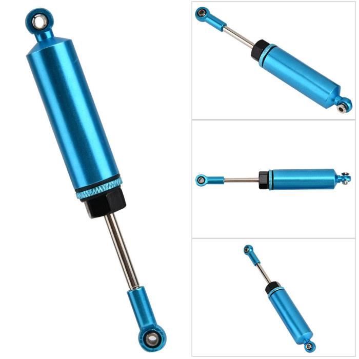 2 Amortisseurs Métal Pour Voiture RC 1:16 - Longueur 70mm - Ressort Bleu - Pour Améliorer La Stabilité Et L'amortissement - 1
