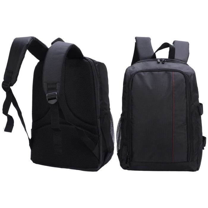 Sac à dos appareil photo étanche M8 pour Nikon Canon Sony reflex - Noir - Sac, housse, étui