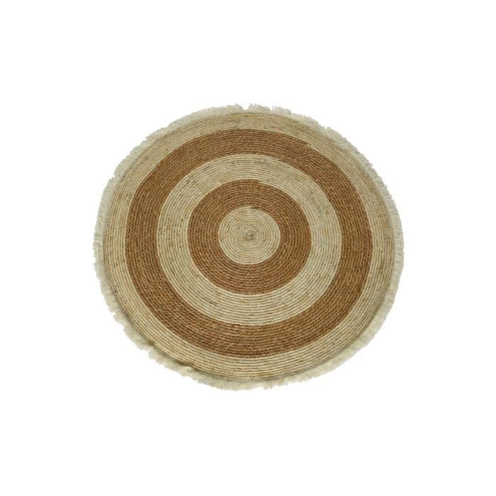 GENERIQUE Tapis En Fibre De Coco, Rond 100 Cms Marron. Cdiscount
