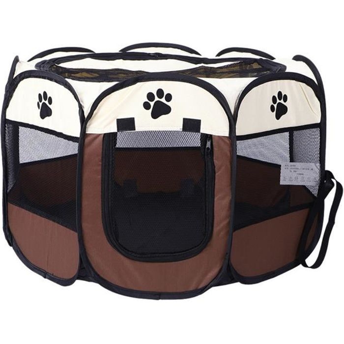 Comparer les prix de Parc à Chiens - Leytn® - Tente Pliable 73x43cm - Oxford 600D - Léger - Intérieur