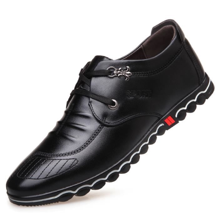 Générique Chaussure Homme Cuir Brogue, Lacets Mariage Dressing Chaussure Homme Oxford Bout Pointu Derby Oxford Homme Lacets pour Mariage Travail Décontractées (Brown, 39