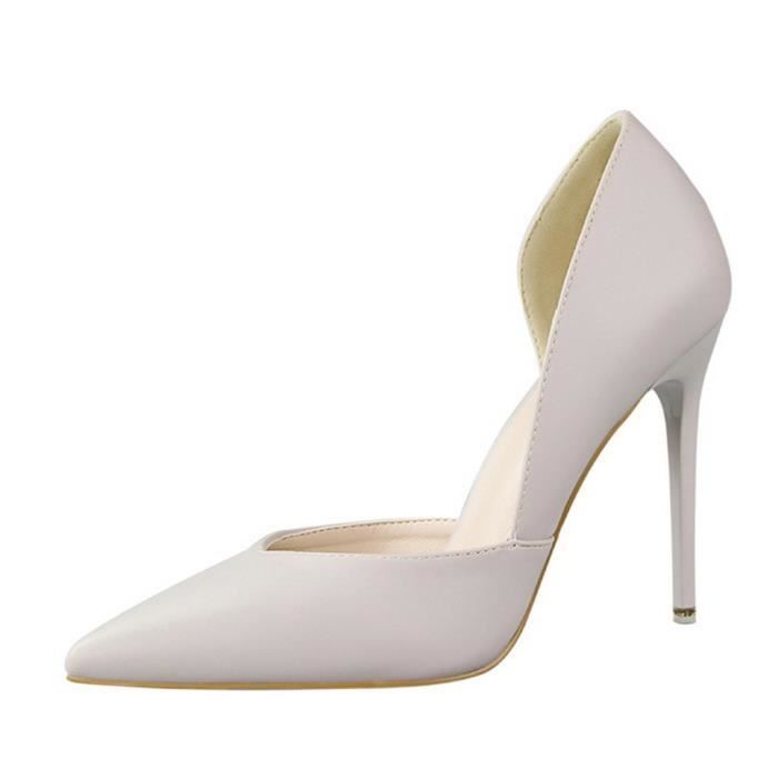 Escarpins gris hotsell clair