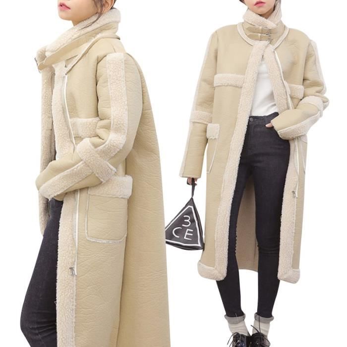 manteau laine et cachemire femme
