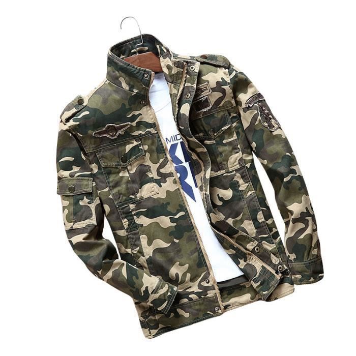 Blouson shop camouflage homme