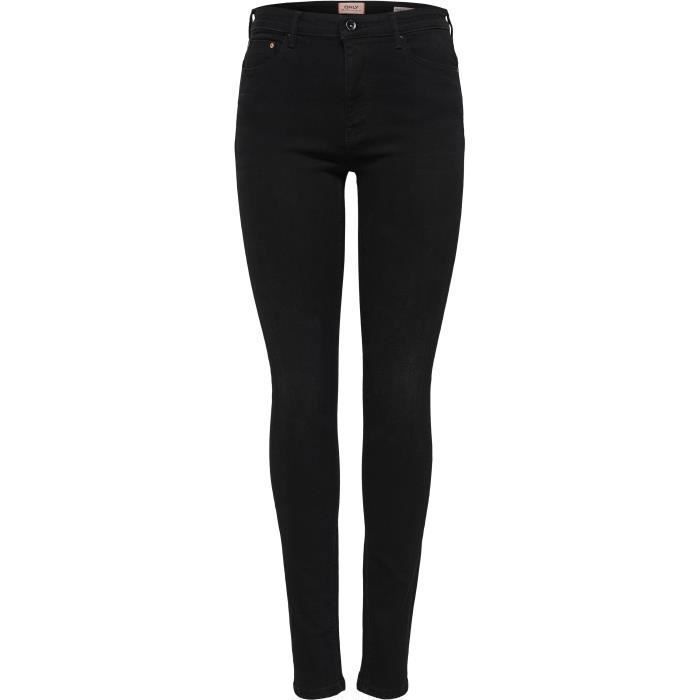 Jean skinny shop noir femme