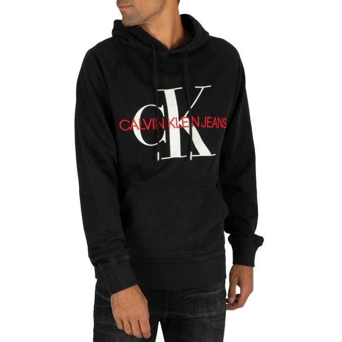 sweat à capuche calvin klein