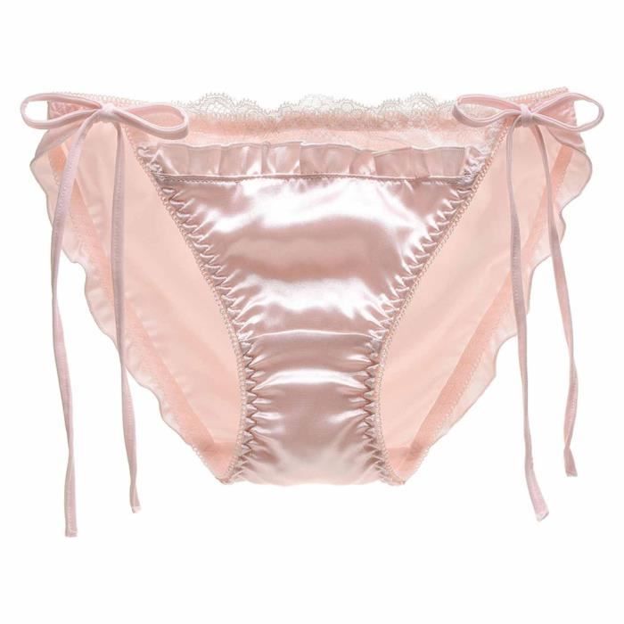 Slip satin femme discount