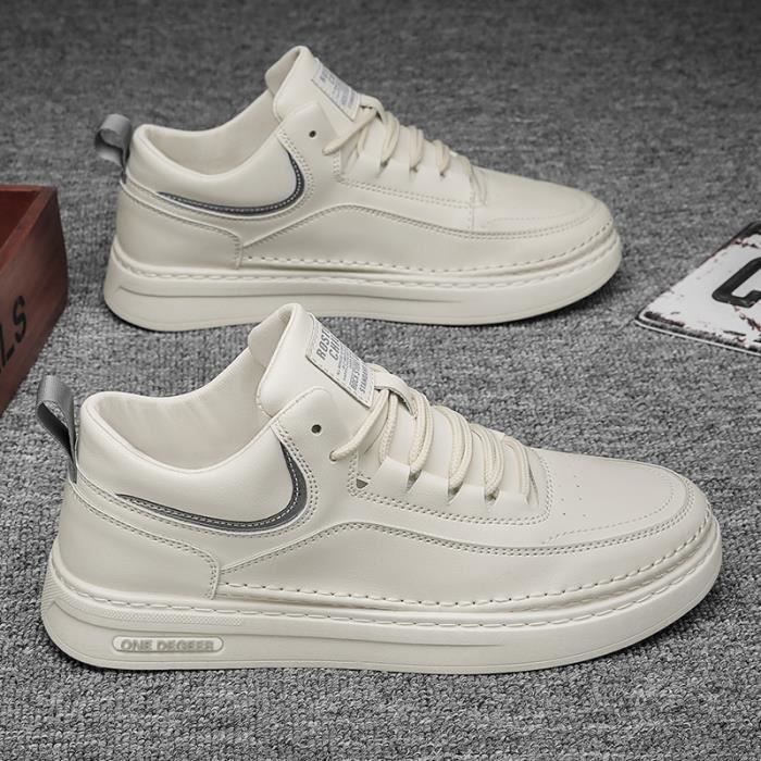 chaussures montantes blanches