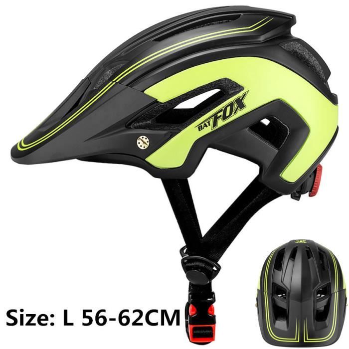 Casque de velo ultraleger BAT FOX F 659 Noir Rouge VTT Velo de route Taille M L 56 62cm Cdiscount Sport