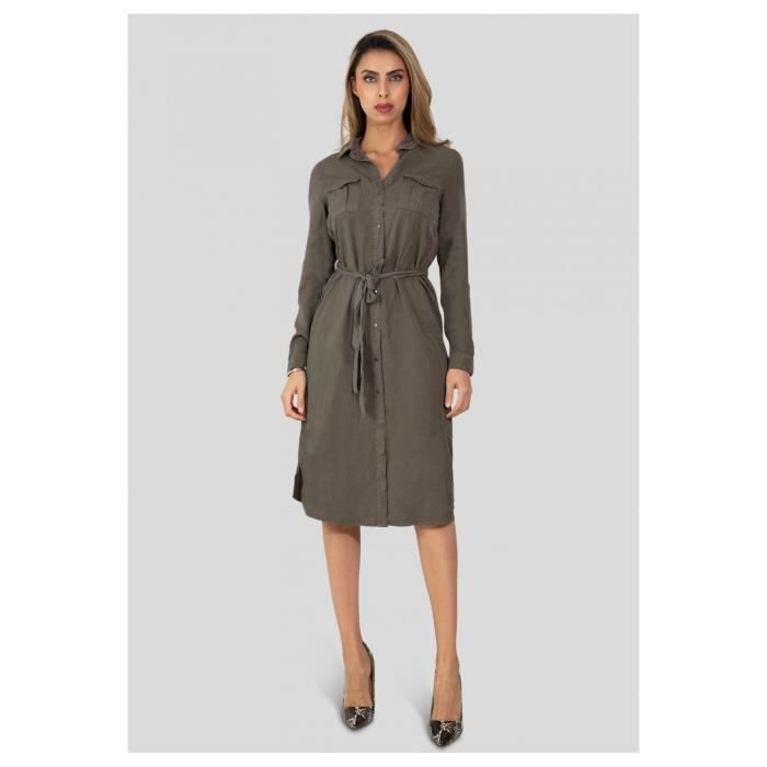 Robe marron longue online